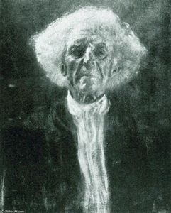 Gustav Klimt - Study of the Head of a Blind Man