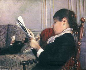Gustave Caillebotte - Interior, Woman Reading