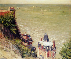 Gustave Caillebotte - The Pink villa at Trouville
