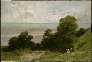 Gustave Courbet - The Embouchment of Seine