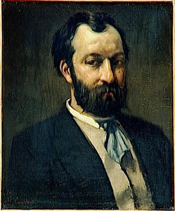 Gustave Courbet - Portrait of Jules Antoine Castagnary