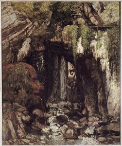 Gustave Courbet - The Giants Cave from Saillon (Switzerland)