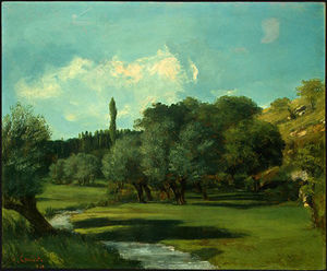 Gustave Courbet - La Bretonnerie in the Department of Indre