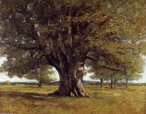 Gustave Courbet - The Oak of Flagey (The Oak of Vercingetorix)