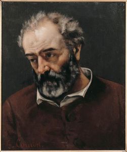 Gustave Courbet - Portrait of Paul Chenavard