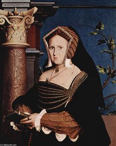 Hans Holbein The Younger - Portrait of Mary Wotton, Lady Guildenford