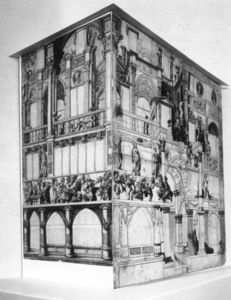 Hans Holbein The Younger - Model of the dance house in Basel