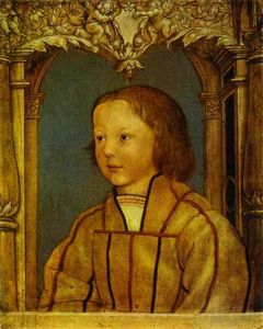 Hans Holbein The Younger - Portrait of a Boy with Blond Hair