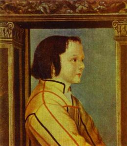 Hans Holbein The Younger - Portrait of a Boy with Chestnut Hair