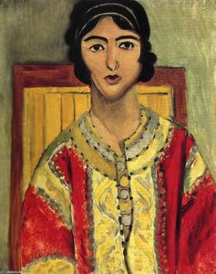 Henri Matisse - Lorette with a Red Dress
