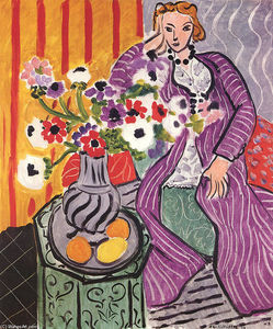 Henri Matisse - Purple Robe and Anemones