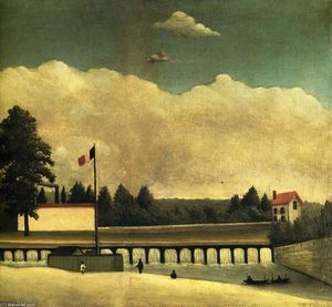 Henri Julien Félix Rousseau (Le Douanier) - The Dam