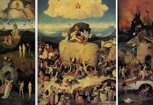 Hieronymus Bosch - The Haywain Triptych - (buy oil painting reproductions)