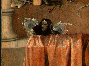 Hieronymus Bosch - Death and the Miser (detail)