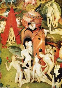 Hieronymus Bosch - The Garden of Earthly Delights (detail) (34)