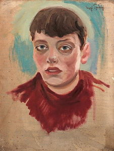 Igor Emmanuilovich Grabar - Portrait of Son