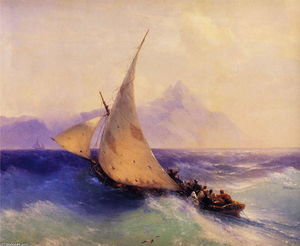 Ivan Aivazovsky - Rescue at Sea