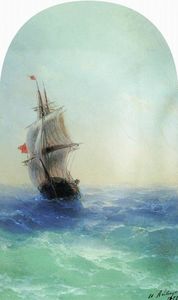 Ivan Aivazovsky - Stormy sea