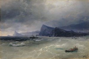 Ivan Aivazovsky - Sea. Rocks
