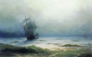 Ivan Aivazovsky - The Tempest