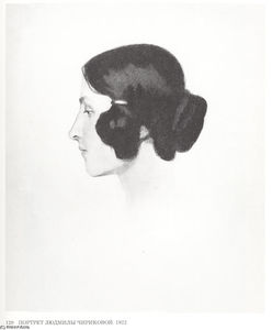 Ivan Yakovlevich Bilibin - Portrait of Lyudmila Chirikova