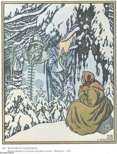 Ivan Yakovlevich Bilibin - Father Frost and the step-daughter