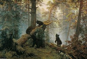 Ivan Ivanovich Shishkin - Morning in a Pine Forest