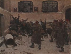 Ivan Vladimirov - The shooting in Presnya in December 1905