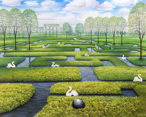 Jacek Yerka - Spring Labyrinth