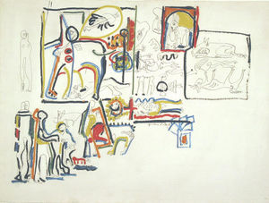 Jackson Pollock - Animals and Figures