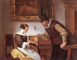 Jan Steen - Harpsichord Lesson