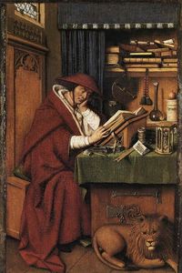 Jan Van Eyck - St. Jerome in his Study