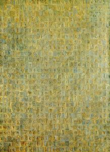 Jasper Johns - Grey Alphabets