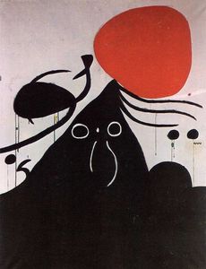 Joan Miró - Woman in front of the sun I
