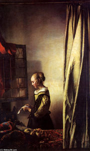 Johannes Vermeer - Girl Reading a Letter at an Open Window