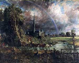 John Constable - Salisbury Cathedral From the Meadows