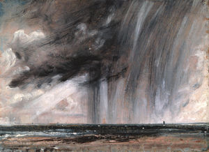John Constable - Rainstorm over the Sea
