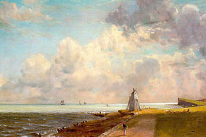 John Constable - The Low Lighthouse and Beacon Hill