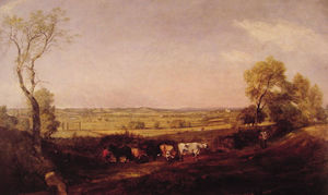 John Constable - Dedham Vale: Morning