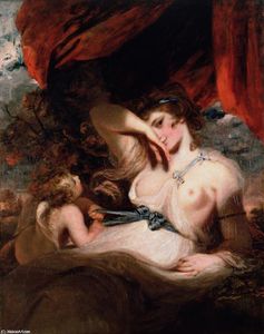 Joshua Reynolds - Cupid Unfastening the Girdle of Venus