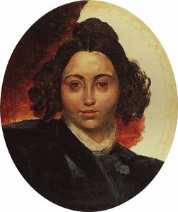 Karl Pavlovich Bryullov - Portrait of Baroness I. I. Klodt