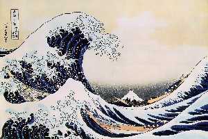 Katsushika Hokusai - The Great Wave off Kanagawa - (buy paintings reproductions)