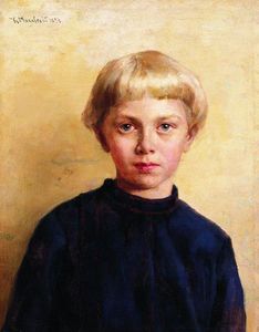 Konstantin Yegorovich Makovsky - Portrait of the Boy