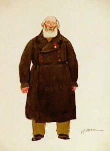 Konstantin Yuon - Sketch of Theatre costume