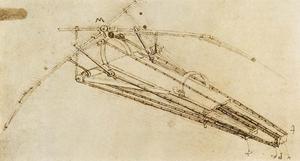 Leonardo Da Vinci - Design for a flying machine