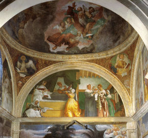 Lorenzo Lotto - Nativity of Mary