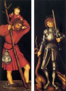 Lucas Cranach The Elder - St. Christopher and St. George