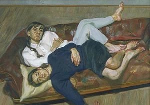 Lucian Freud - Bella and Esther