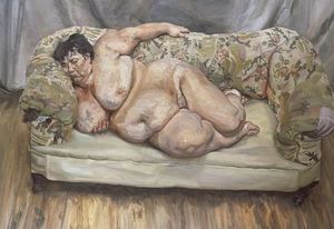 Lucian Freud - Benefits Supervisor Sleeping (also known as Big Sue)