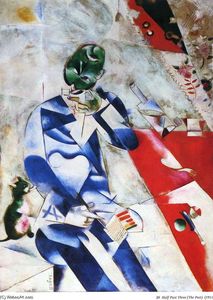 Marc Chagall - The Poet, or Half Past Three